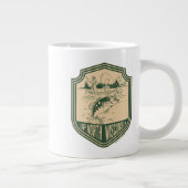 Auf Nordwisconsin Abzeichen Jumbo-Tasse (Rechts)