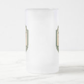 Auf Nordwisconsin Abzeichen Mattglas Bierglas (Mittel)