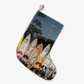 Auf offenem Feld stehen verschiedene Surfbretter Kleiner Weihnachtsstrumpf (Vorderansicht (hängend))