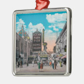 Auf Ozean-Front, Ozean-Park Nord schauen Silbernes Ornament (Links)