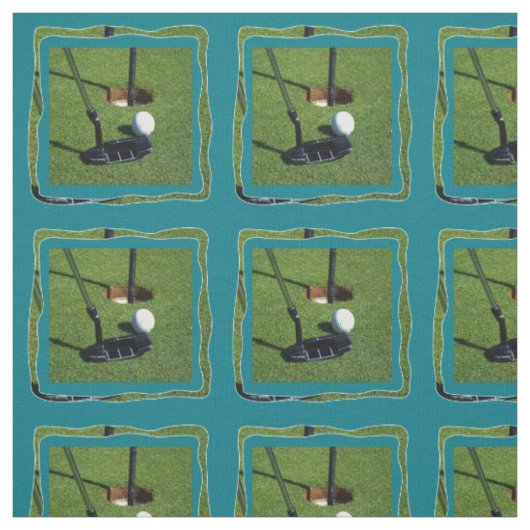 Auf Par beim Golf, Stoff (Muster)