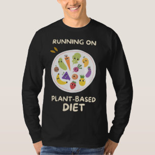 Auf Pflanze - auf Ernährung basierendes Obst und G T-Shirt