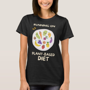 Auf Pflanze - auf Ernährung basierendes Obst und G T-Shirt