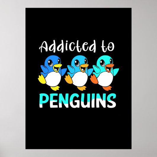 Auf Pinguine aufgepasst Poster (Vorne)