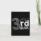 Auf Platz 3 des Lehrerplatzes und Stufe B Karte (Vorderseite)