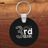 Auf Platz 3 des Lehrerplatzes und Stufe B Schlüsselanhänger (Vorderseite)