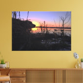 Auf Punkt in der Ente Blind Leinwanddruck (Insitu (Wohnzimmer))