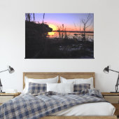 Auf Punkt in der Ente Blind Leinwanddruck (Insitu (Schlafzimmer))