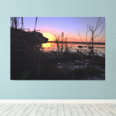 Auf Punkt in der Ente Blind Leinwanddruck (Insitu (Holzboden))