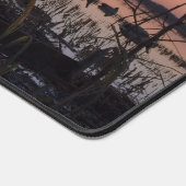 Auf Punkt in der Ente Blind Schreibtischunterlage (Ecke)