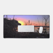 Auf Punkt in der Ente Blind Schreibtischunterlage (Tastatur & Maus)