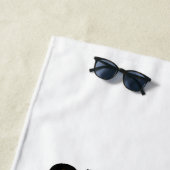 Auf Punkt mit dem biblischen Strandtuch Christi (Beispiel)