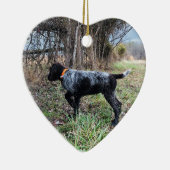 Auf Punktwelpen Keramik Ornament (Rechts)