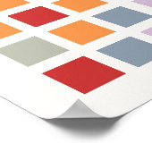 Auf Regeln basierendes Farbgitter, Muster, das dur Poster (Ecke)