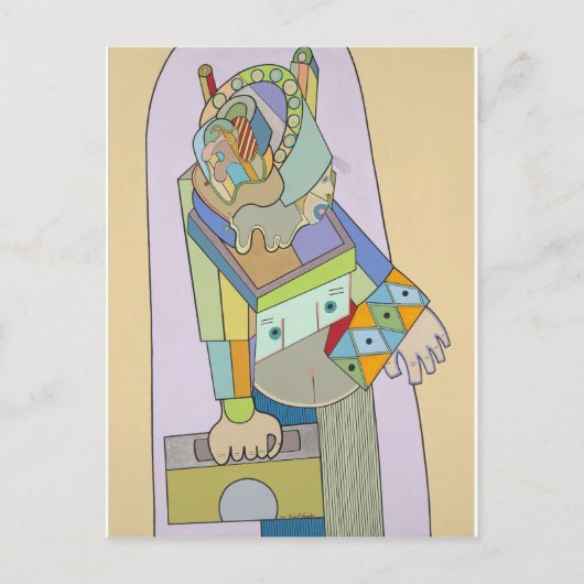 "Auf Reisen" von Ruchell Alexander Postkarte (Vorderseite)