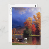 Auf Saco - Albert Bierstadt Postkarte (Vorne/Hinten)