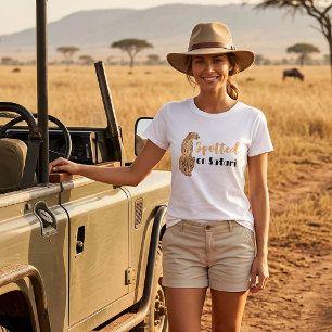 Auf Safari entdeckt: Lustiges Wildlife-T-Shirt T-Shirt