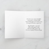 Auf Santa warten Karte (Innenseite)