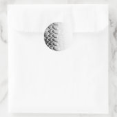 Auf Schiene Runder Aufkleber (Tasche)