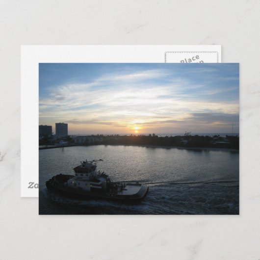 Auf See Postkarte (Vorne/Hinten)