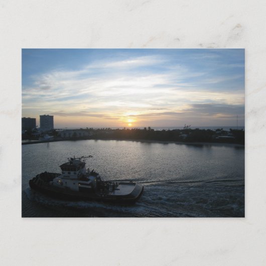 Auf See Postkarte (Vorderseite)