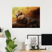 Auf sein Wild Throne Art Poster/Print Poster (Heimbüro)