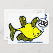 Auf Seite Fisch! Postkarte (Vorne/Hinten)