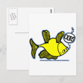 Auf Seite Fisch! Postkarte (Vorne/Hinten)