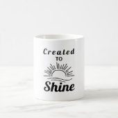 Auf Shine-Tasse erstellt Kaffeetasse (Mittel)