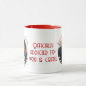 Auf Sie zugeschnitten & Coffee Quote Round Shape F Tasse (Zentrum)