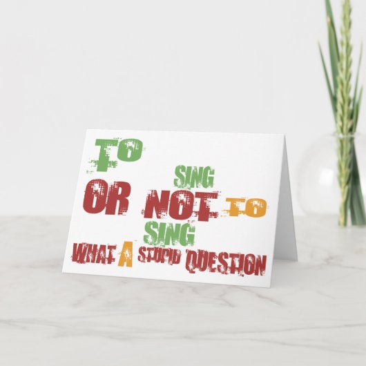 Auf Sing Karte (Vorderseite)