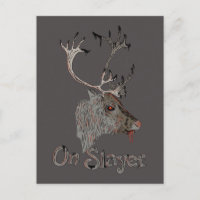 Auf Slayer Christmas Rentier