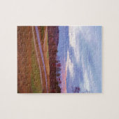 Auf Sonnenuntergang angelegter Golfplatz Puzzle (Horizontal)