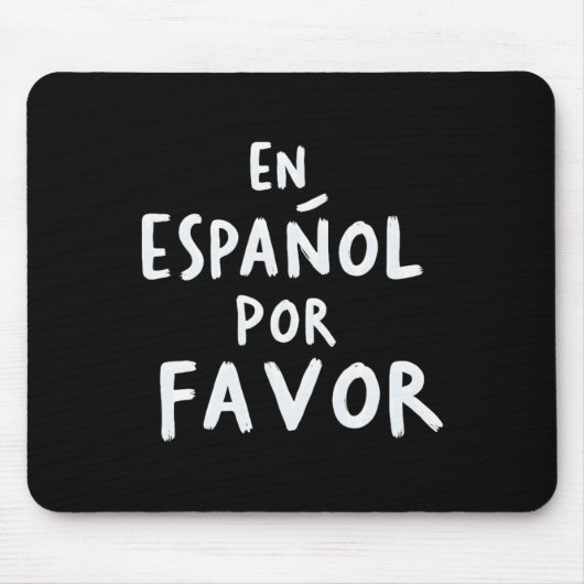 Auf Spanisch Bitte Spanischlehrer 1 Mousepad (Vorne)