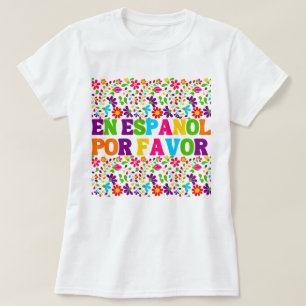 Auf Spanisch Bitte , Spanischlehrer-Geschenk Maest T-Shirt