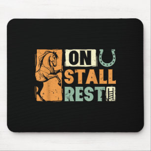 Auf Stallruhe Pferdeliebhaber Reitsport lustig Mousepad