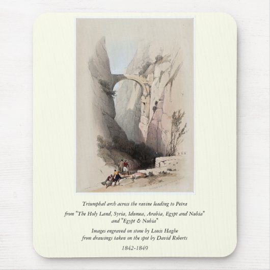 Auf Stein eingegraben von Louis Haghe Mousepad (Vorne)
