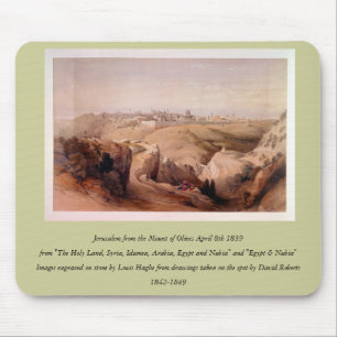 Auf Stein eingegraben von Louis Haghe Mousepad
