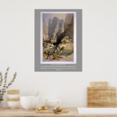 Auf Stein eingegraben von Louis Haghe Poster (Küche)
