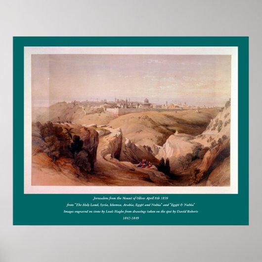 Auf Stein eingegraben von Louis Haghe Poster (Vorne)