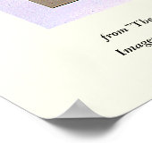 Auf Stein eingegraben von Louis Haghe Poster (Ecke)