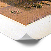 Auf Stein eingegraben von Louis Haghe Poster (Ecke)