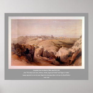 Auf Stein eingegraben von Louis Haghe Poster