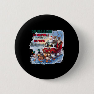 Auf Stockente Auf Schnatterente Weihnachten Lustig Button