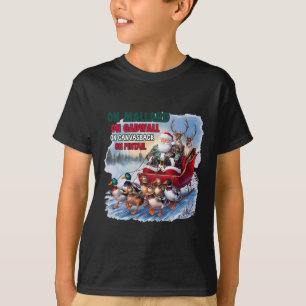 Auf Stockente Auf Schnatterente Weihnachten Lustig T-Shirt
