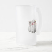 Auf Streik Mattglas Bierglas (VorderseiteRechts)