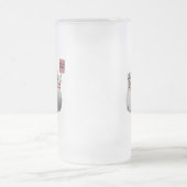 Auf Streik Mattglas Bierglas (Mittel)