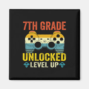 Auf Stufe 7 freigegebene Level-Up-Video-Game-Byck  Magnet
