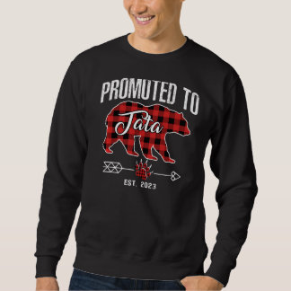 Auf Tata 2023 bear Pajama Red Kariert Buffa beförd Sweatshirt