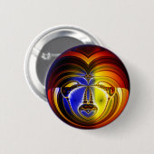 Auf Tatsachen beruhendes Gesicht Button (Vorne & Hinten)